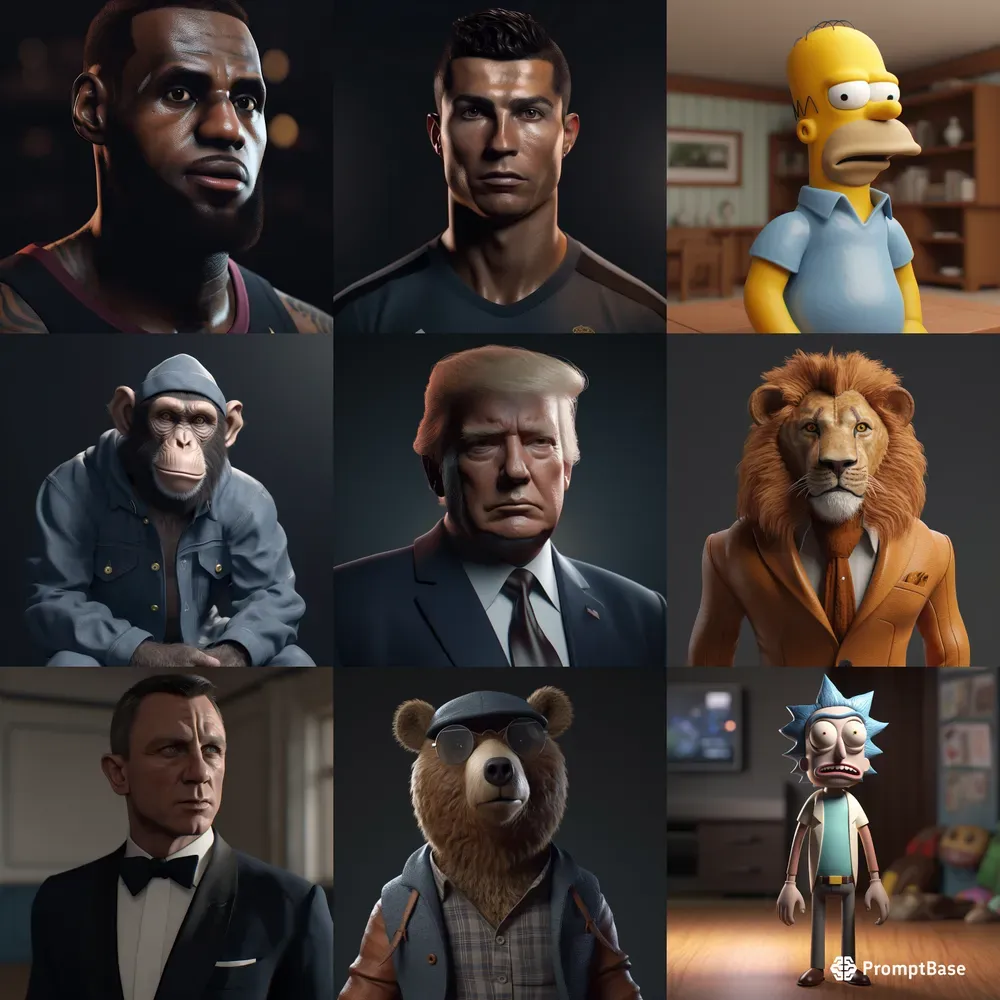 3D Character Renders