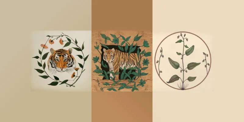 Vintage Plant Compositions generated by undefined