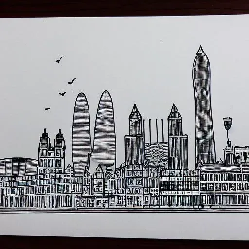 Cityscapes in Pencil