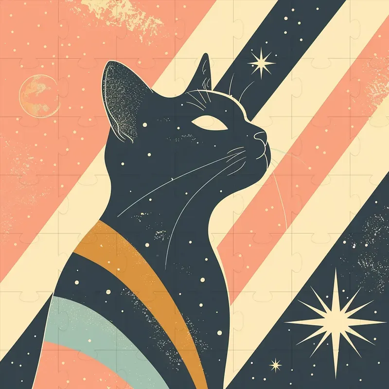 Cosmic Dreamfusion Illustrations