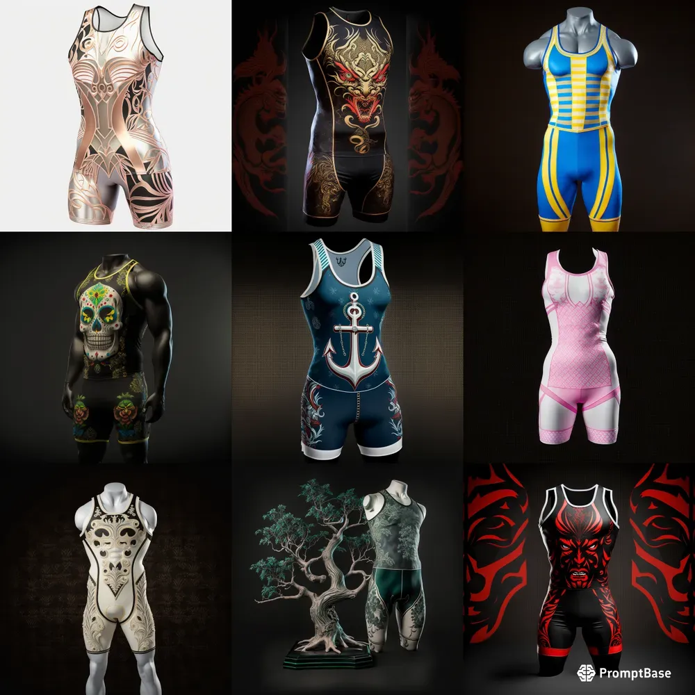 Professional Wrestling Suit Designs