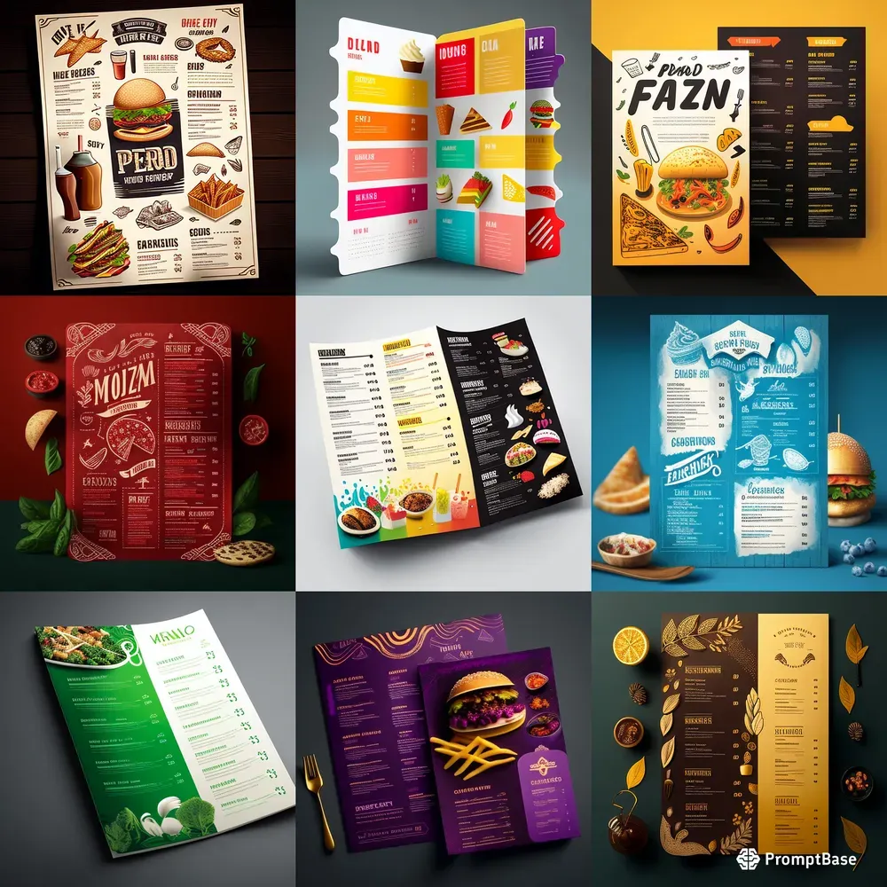 Restaurant Menu Designs