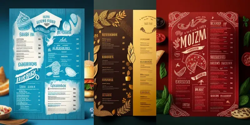 Restaurant Menu Designs generated by undefined