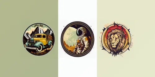 Vintage T-shirt Graphic Designs generated by midjourney