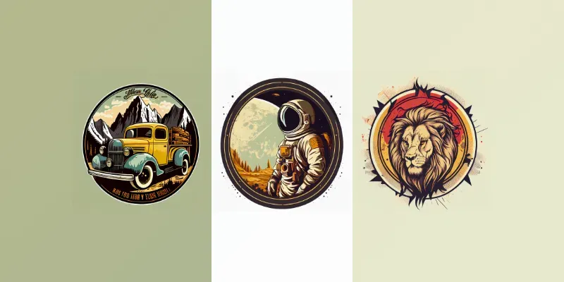 Vintage T-shirt Graphic Designs generated by undefined