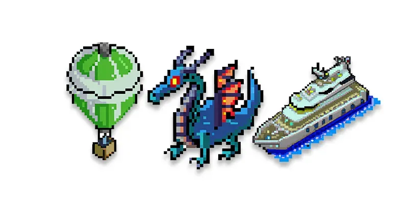 Isometric Pixel Art Items generated by undefined