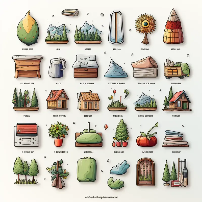 Harmonious Icon Illustrations Uxuis