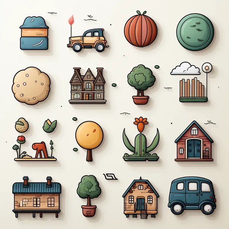 Harmonious Icon Illustrations Uxuis