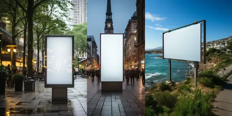 Billboard Mockup Advertising Photography generated by undefined