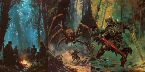 Medieval Dark Fantasy Artworks generated by midjourney