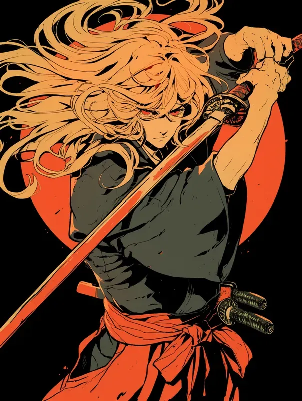 Anime Samurai T Shirt Designs