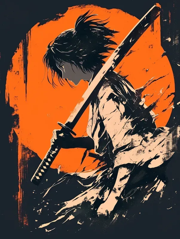 Anime Samurai T Shirt Designs