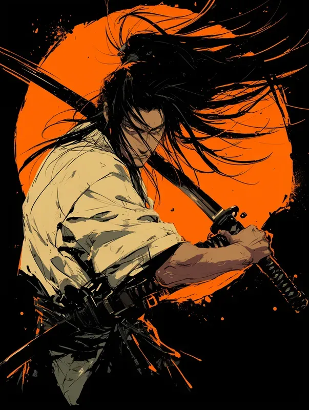 Anime Samurai T Shirt Designs