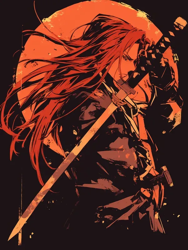 Anime Samurai T Shirt Designs
