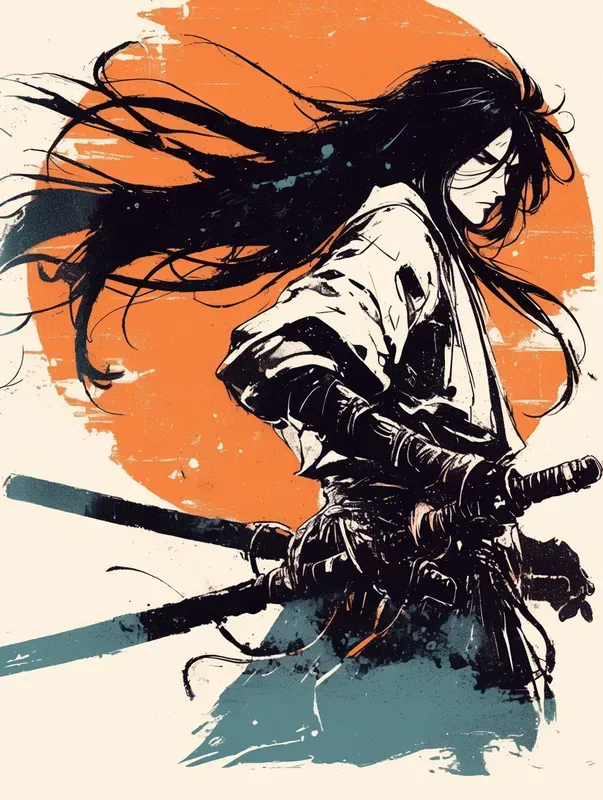 Anime Samurai T Shirt Designs
