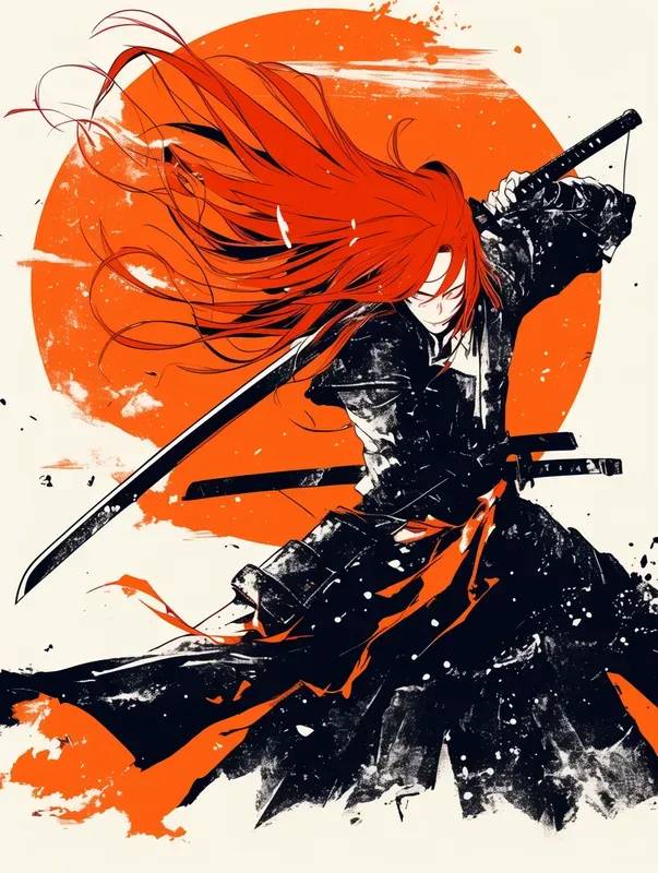 Anime Samurai T Shirt Designs