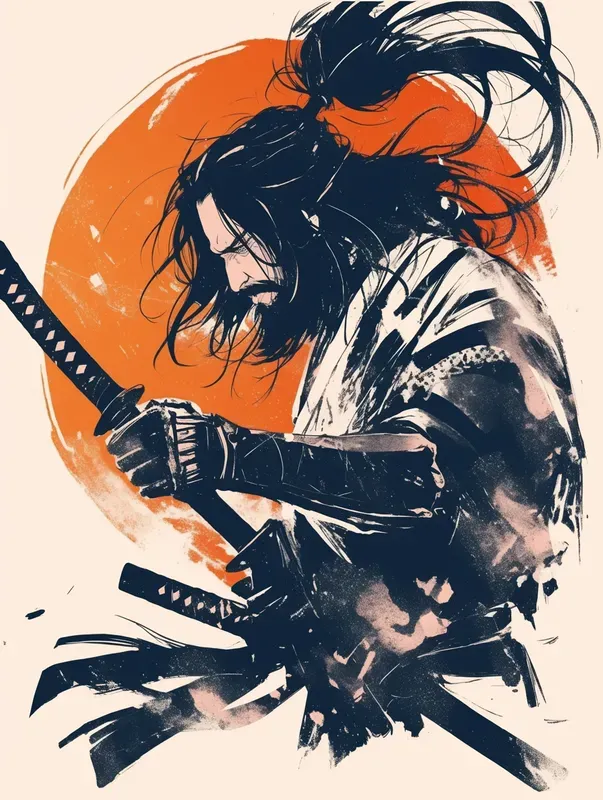 Anime Samurai T Shirt Designs
