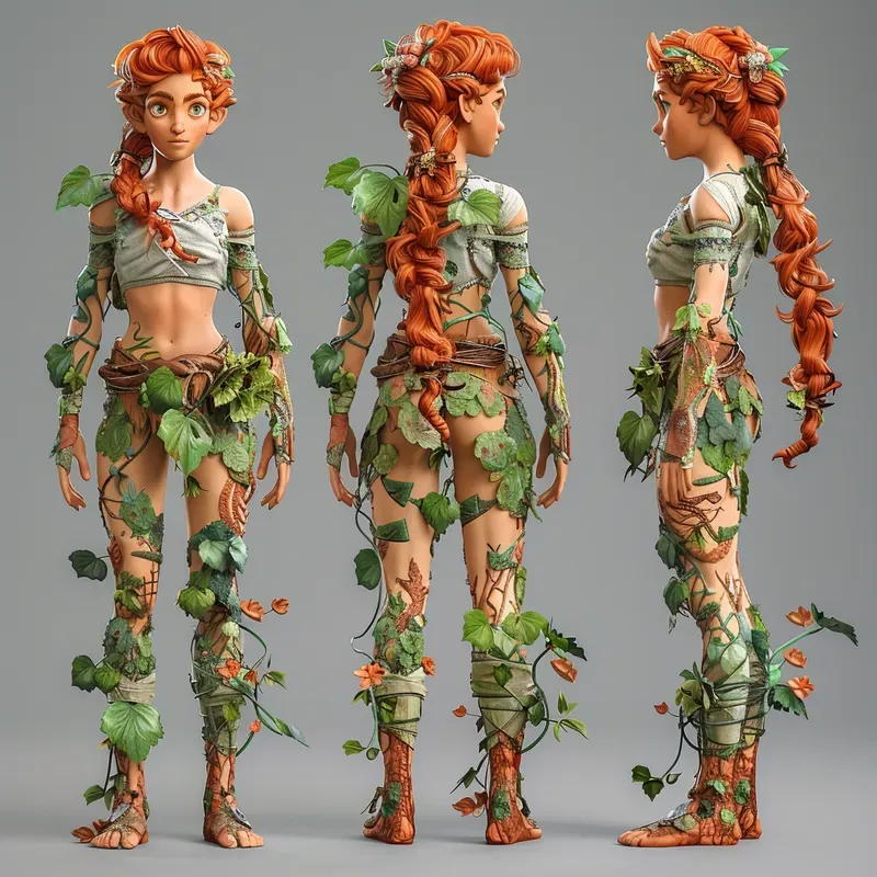 Exquisite 3D Character Sheet