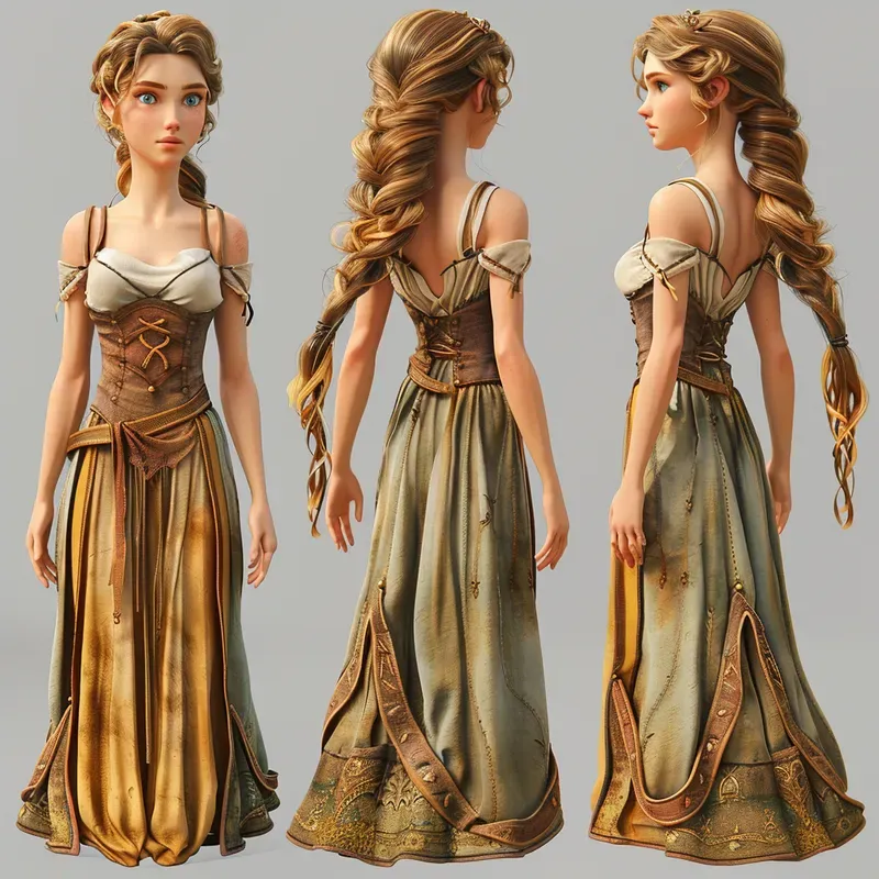 Exquisite 3D Character Sheet