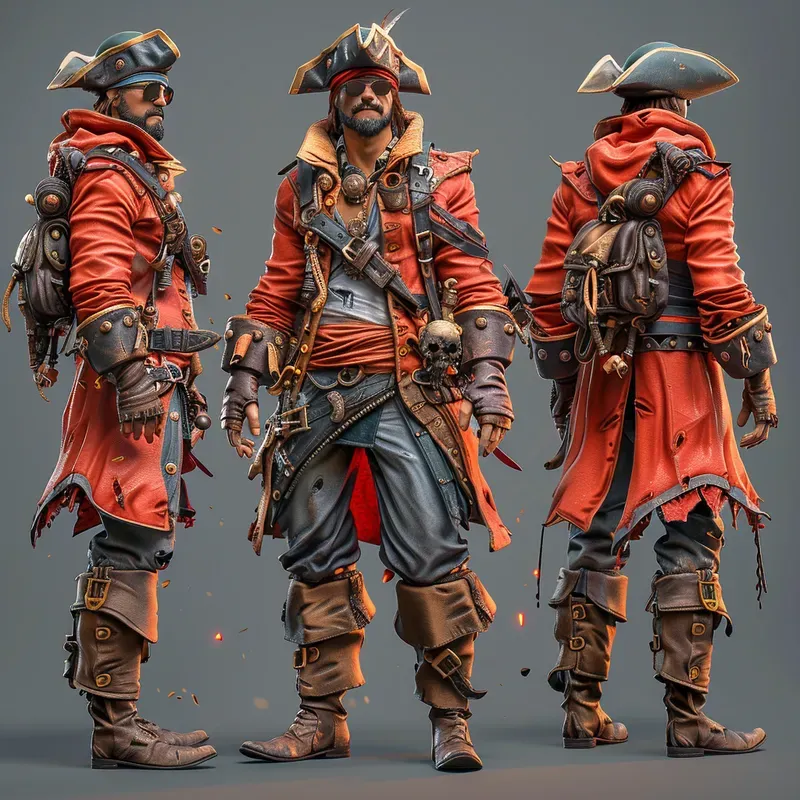 Exquisite 3D Character Sheet