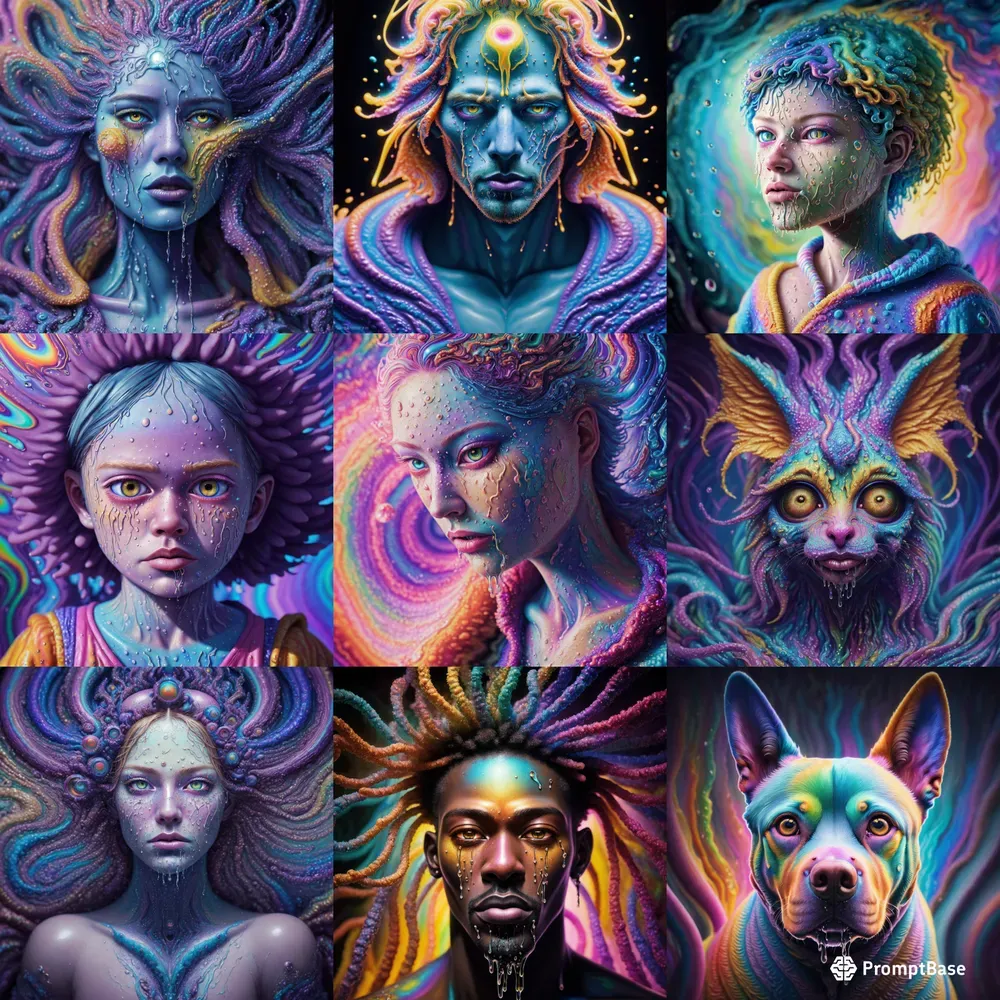 Unique Psychedelic Characters