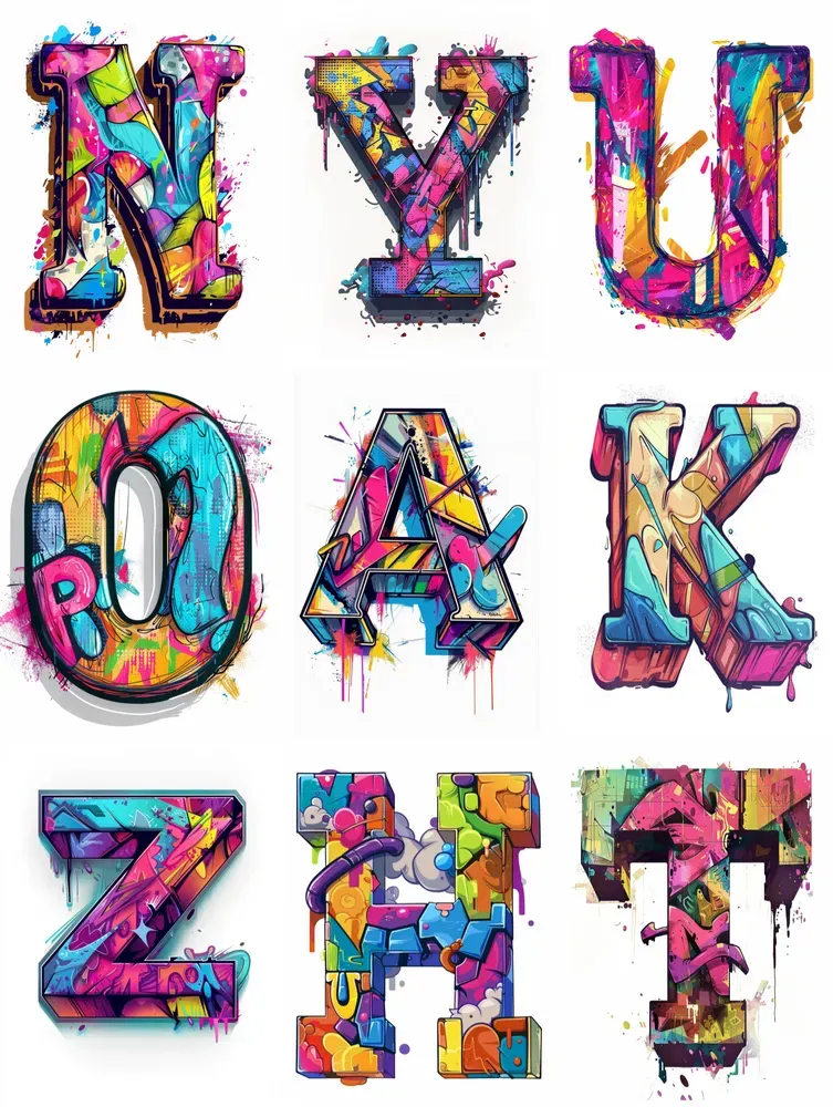 Graffiti Style Alphabets