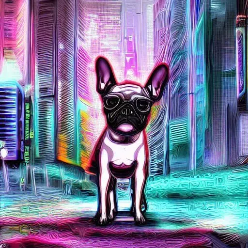 Cyberpunk Dog Avatar