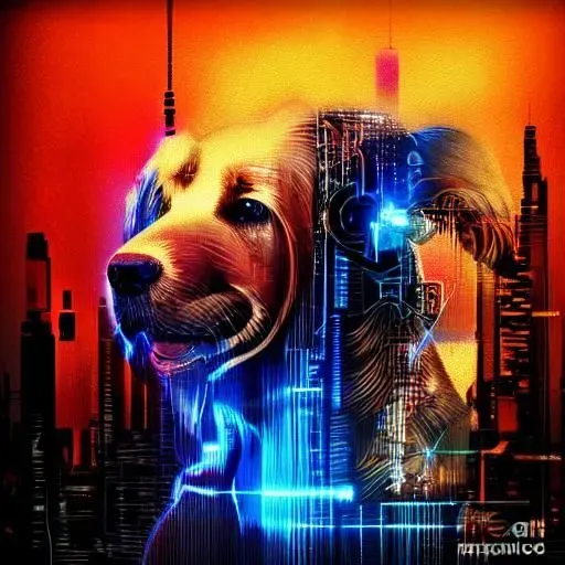 Cyberpunk Dog Avatar