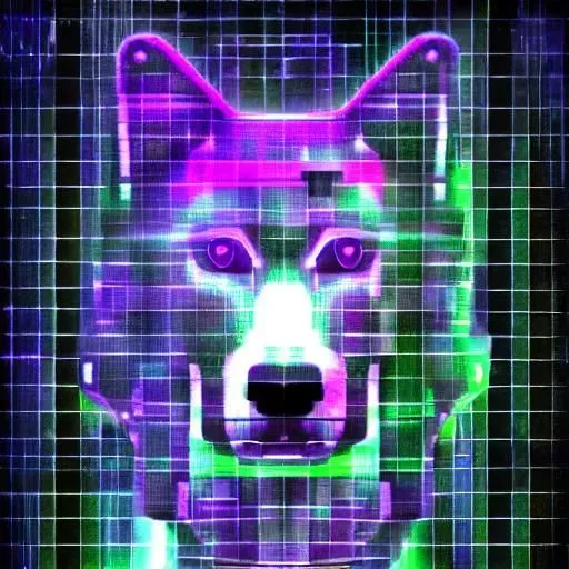 Cyberpunk Dog Avatar