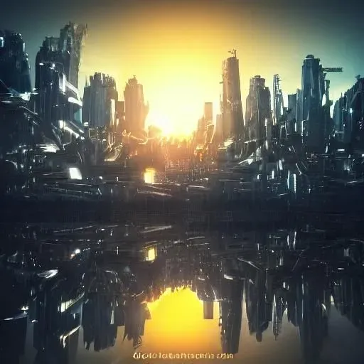 Futuristic City Landscape