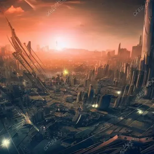 Futuristic City Landscape