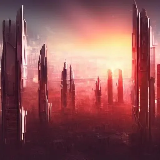 Futuristic City Landscape
