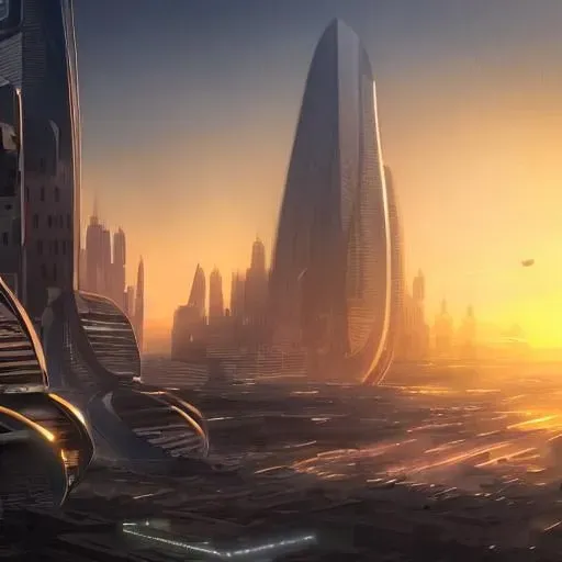Futuristic City Landscape