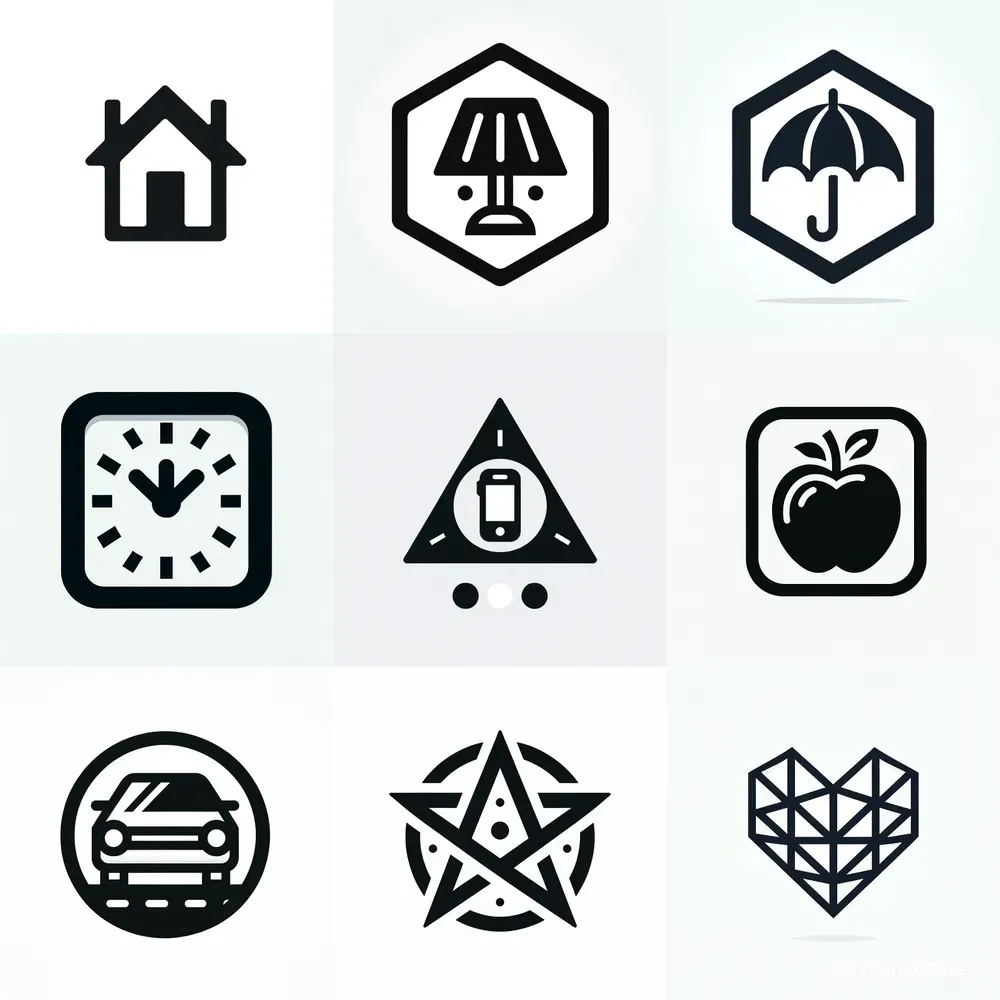 Minimalist Object Icons