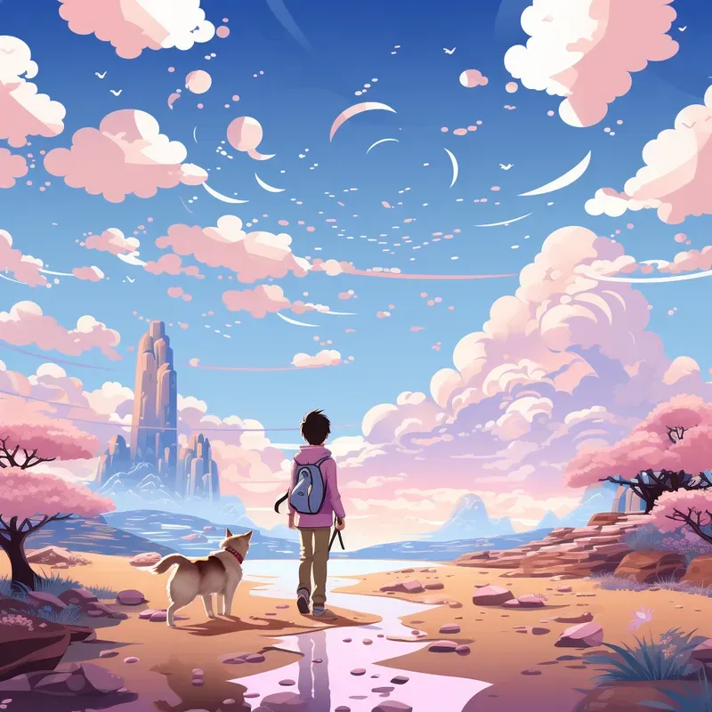 Anime Soft Pastel Characters And Scenes