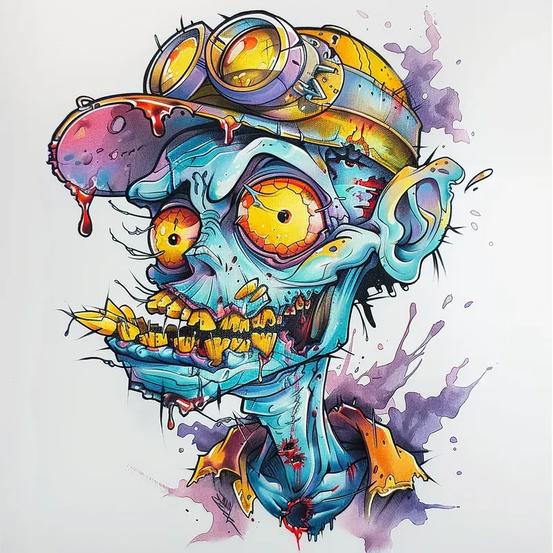 New School Tattoo Designs