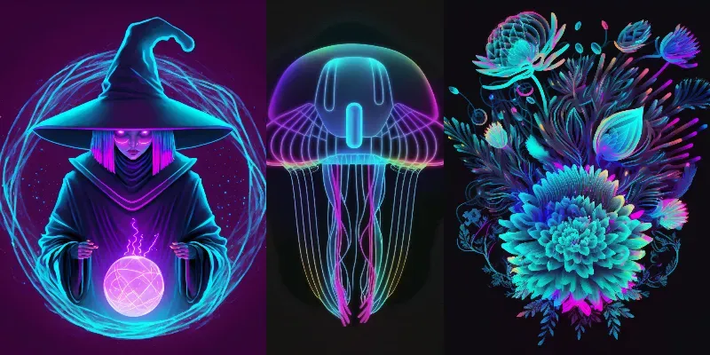 Cyber Neon Images generated by undefined