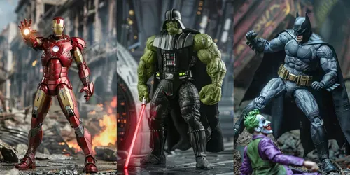 Premium Collectible Action Figures generated by midjourney