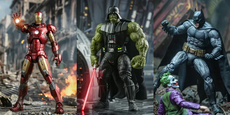 Premium Collectible Action Figures generated by undefined