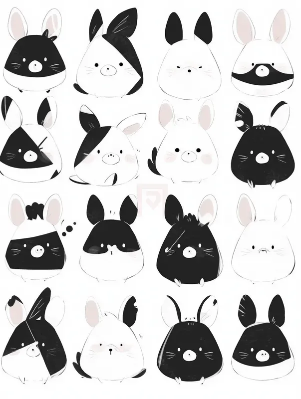 Stable 12 Grid Diagram Emoji Packs
