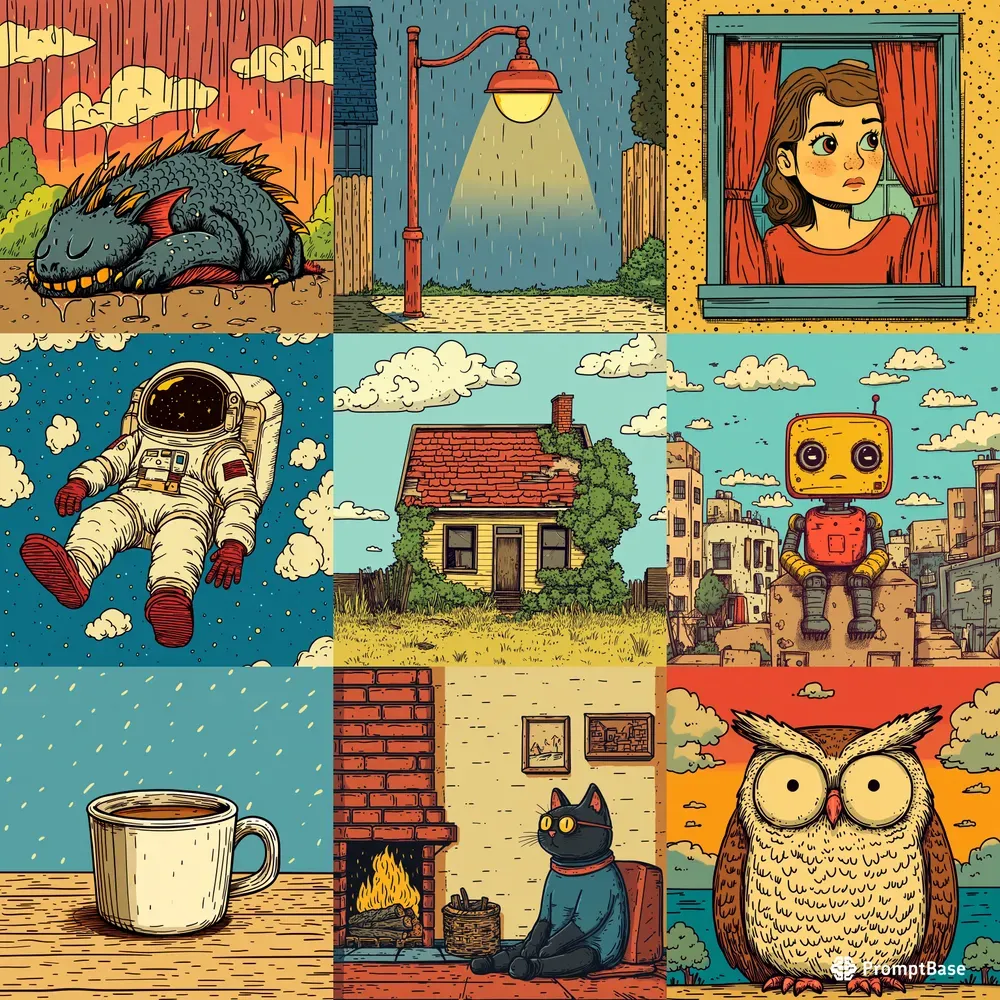 Surreal Indie Comic Illustrations