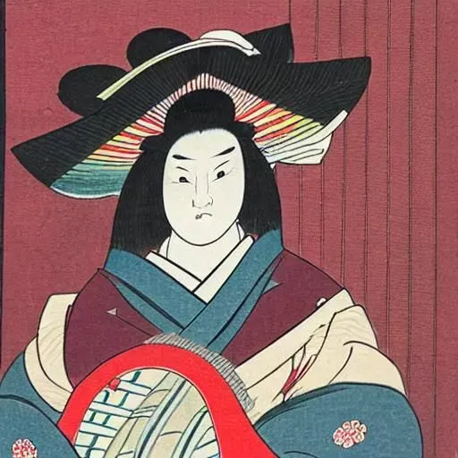 Japanese Kabuki Character