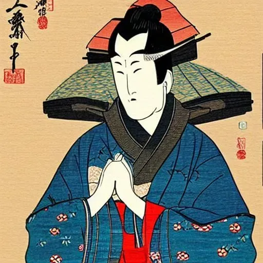 Japanese Kabuki Character
