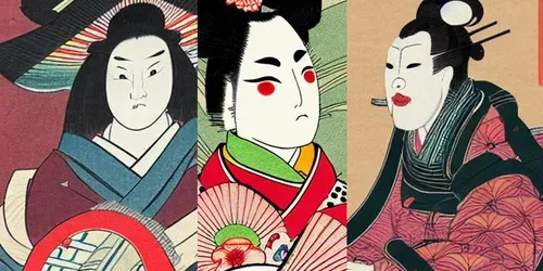 Japanese Kabuki Character generated by promptbase