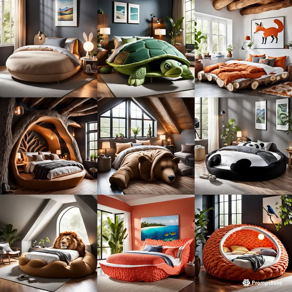 Animal Inspired Bedrooms