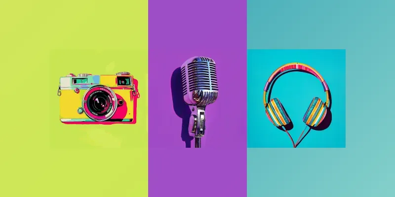 Everyday Objects In Pop Art generated by undefined