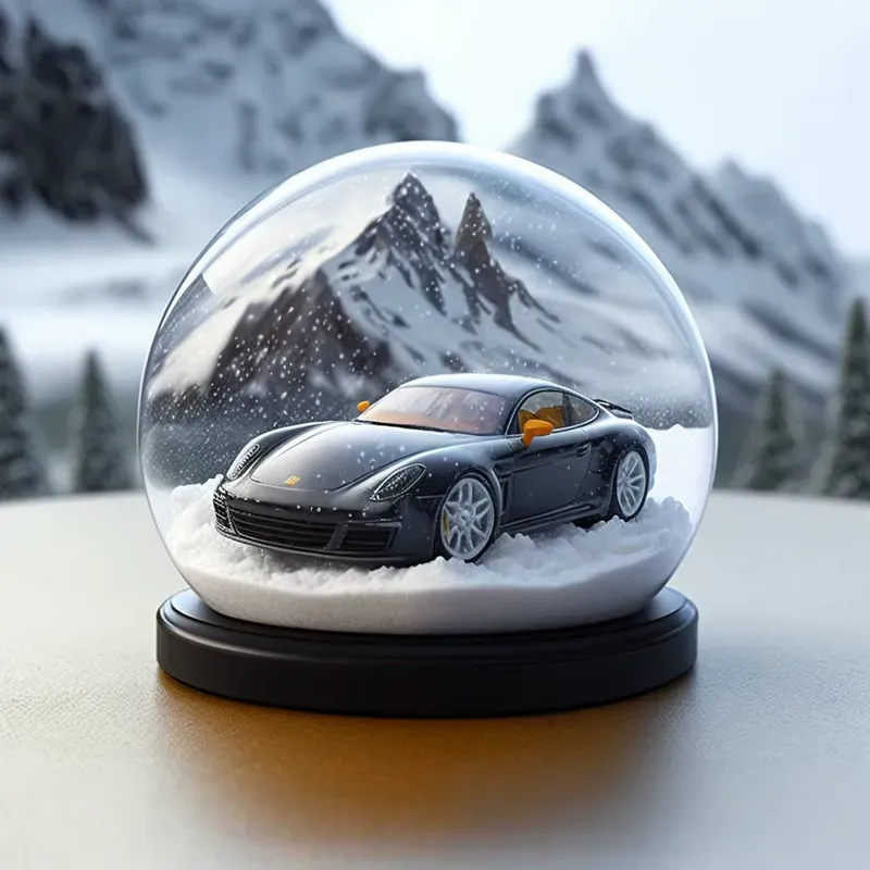 Realistic Snow Globes