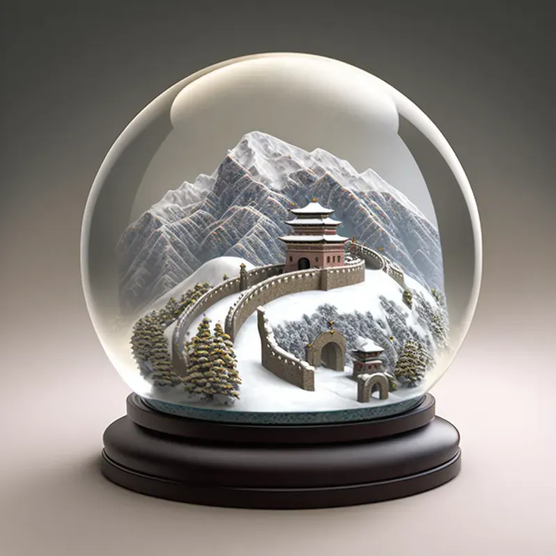 Realistic Snow Globes
