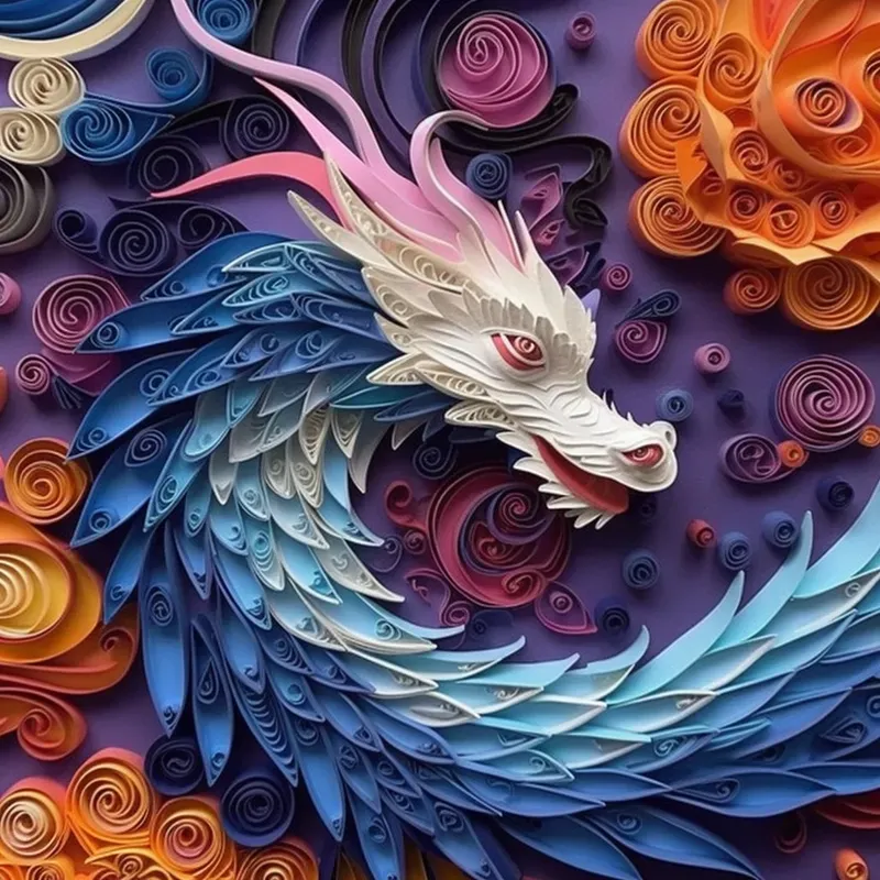 Realistic Artistic Art Paper Compositions