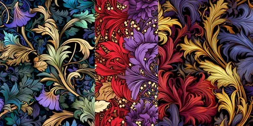 Elegant Patterns generated by midjourney